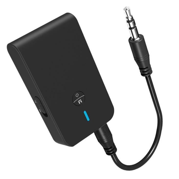 Faible Latence 5 0 Bluetooth Emetteur Recepteur 2 En 1 Audio Sans Fil Adaptateur Pour Voiture Tv Pc Haut Parleur Type Black Recepteur Audio Avis Et Prix Pas Cher Cdiscount