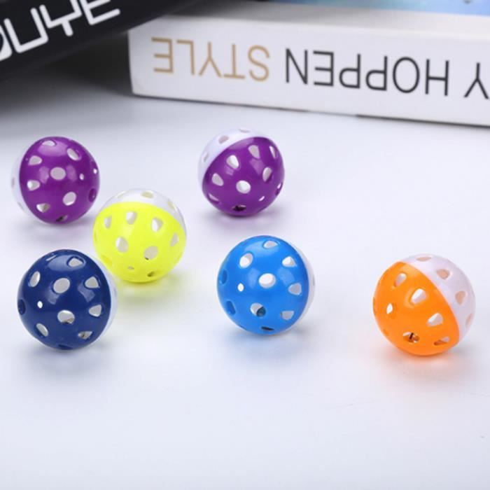 Treillis en plastique Jingle Balls Bruyant Chat Jouet Balles Chaton Chase Jouet Chaton Chase Pounce Hochet Jouet Shake and Roll Cdiscount