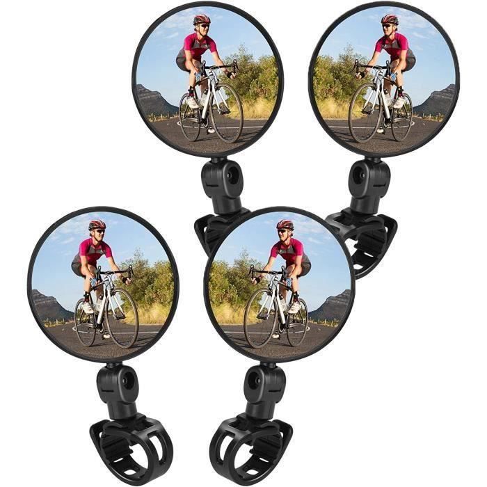 Miroirs Vélo Réglables TAGVO - Rétroviseurs Guidon Convexe Pour VTT Et Route