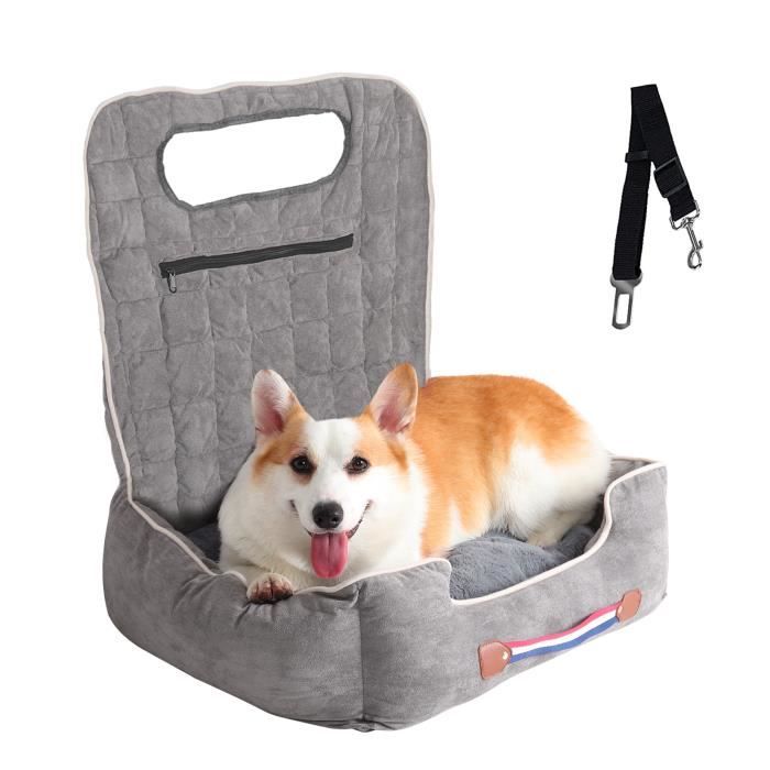 Meilleurs prix pour BingoPaw Siège Auto pour Chien Panier Transport Chien Voiture Petite Taille avec Ceinture Securite 53x44x17cm