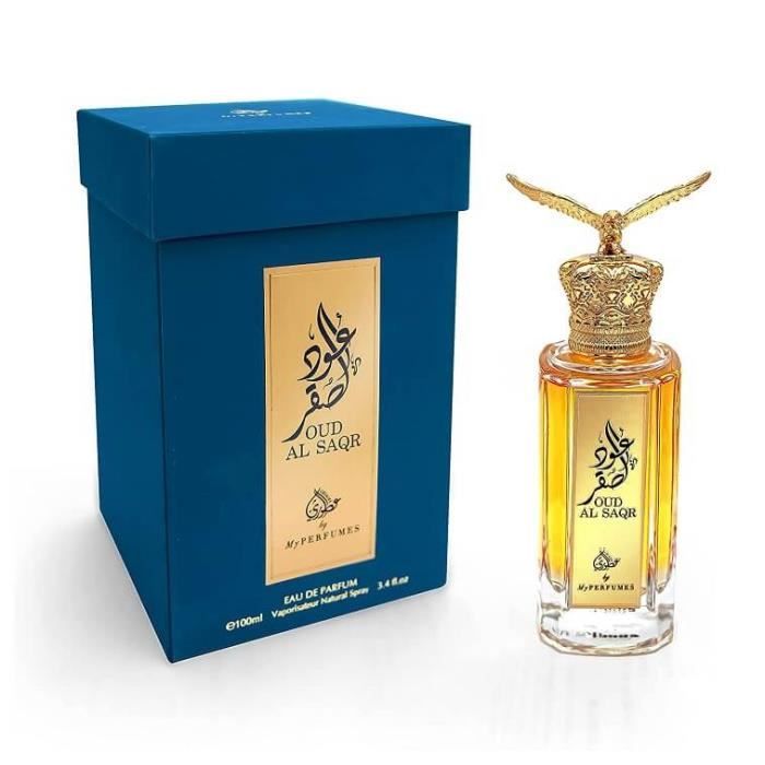 Eau de Parfum OUD AL SAQR 100ml de My Perfumes. EDP Pour Unisex Fabriqué et conçu à Dubaï Notes