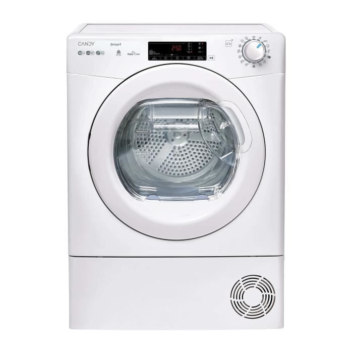 Sèche linge pompe à chaleur CANDY CS EH10N2TE Smart 10 kg Bac EasyCase Classe D