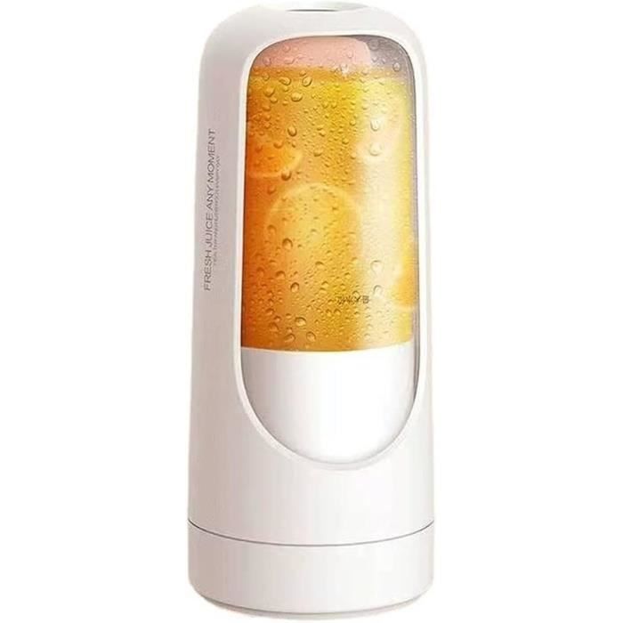 Presse-agrumes Électrique Portable Et Rechargeable Par USB - Extraction Automatique, Idéal Pour Citrons, Oranges, Pamplemousses (env. 11x23.5 Cm)