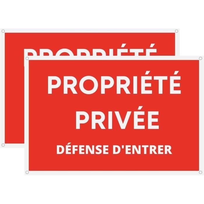 Panneau Propriété Privée Panneaux De Pvc Plaque Défense D
