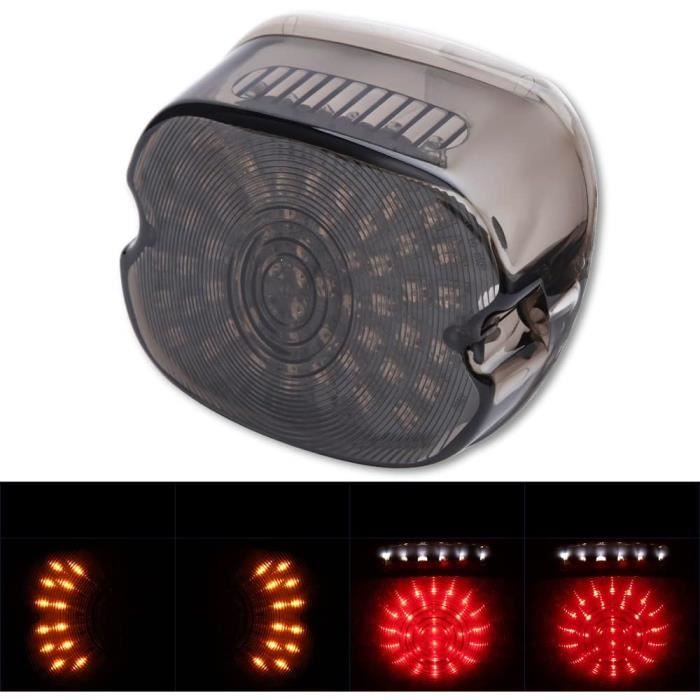 Feux Arrière De Moto Led De Frein De Clignotant 12v Feu De Plaque D 
