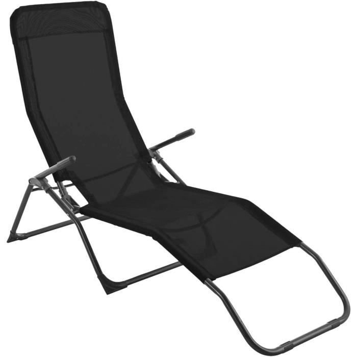 Support Chaise Hamac La Siesta Mediterráneo - Acier Revêtu Anthracite - 130x115cm - 130kg