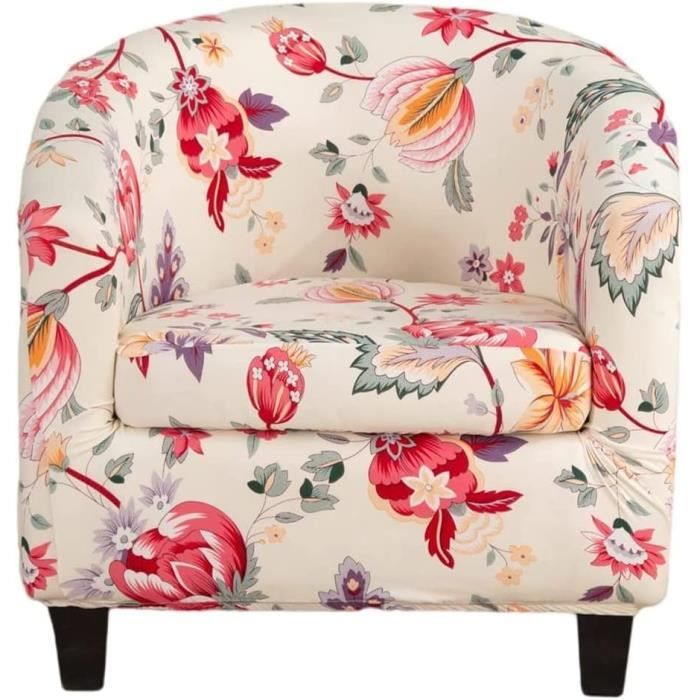 Housse Fauteuil Crapaud Cabriolet avec Accoudoir 2 pieces Housse de canapé Relax Chaise de Baignoire (1 pièce).[Z353] - Maison