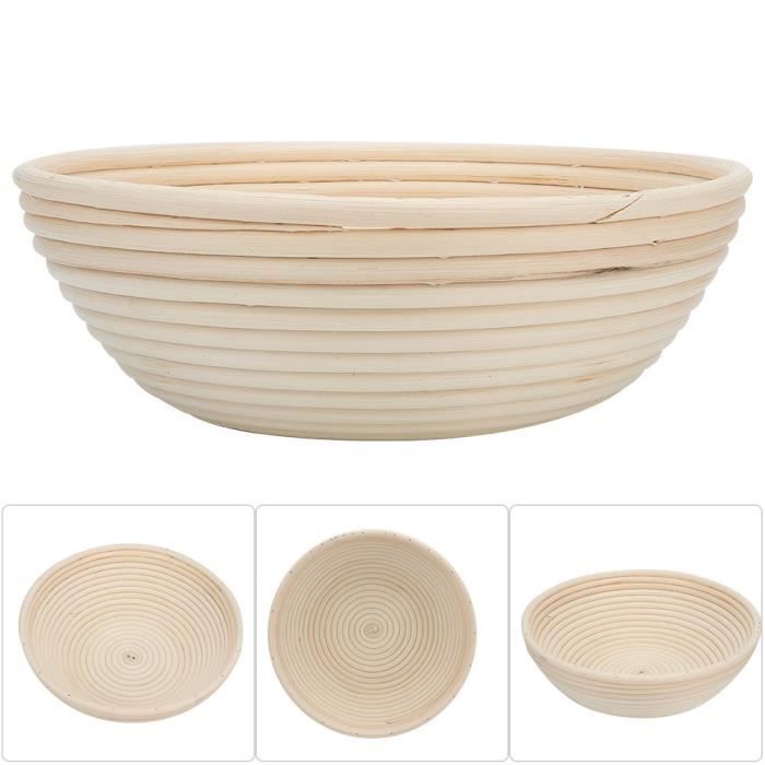 Banneton à Pain Ovale 28 Cm En Rotin - Panier Pour Levain Et Pâte à Pain - Neuf