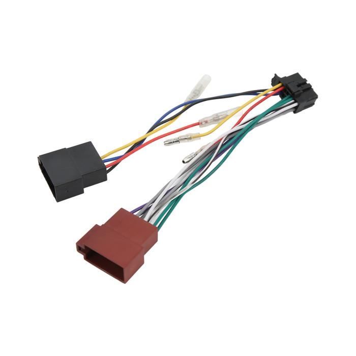 Câble Adaptateur ISO Pioneer AVH-270BT/280BT - Connecteur 16 Broches Aramox