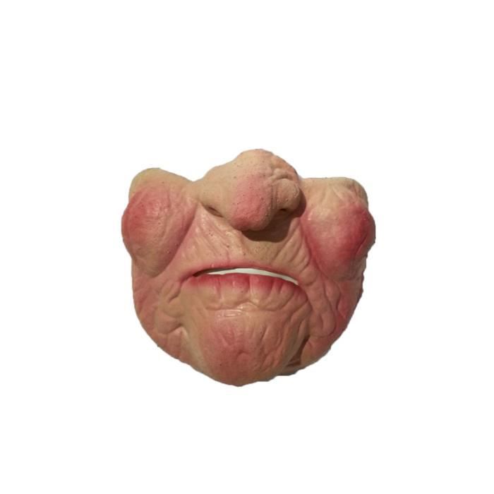 Téléchargement gratuit Images Deguisement Masque Latex Demi Visage Drole Halloween Fool S Day le plus cool salutations