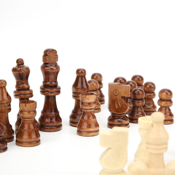 Jeux de société - FAFEICY - FA001 - Pièces déchecs en bois - Mixte - 2 joueurs ou plus