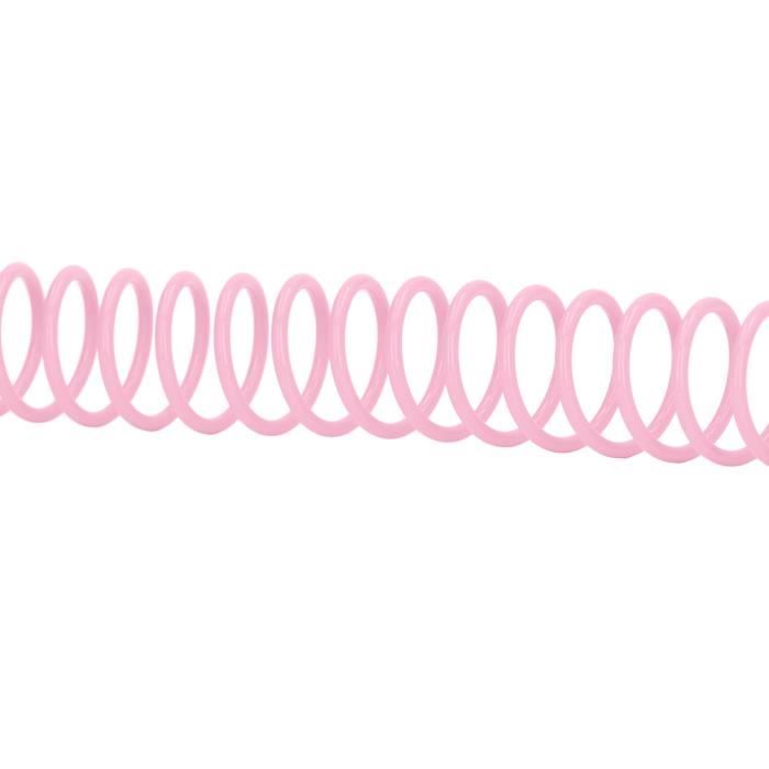 Bobines De Reliure Spirale En Plastique PATIKIL - 100 Pièces Transparentes, 10mm (3/8), Pour Relier Jusqu'à 75 Feuilles | Compatible Machine 3:1