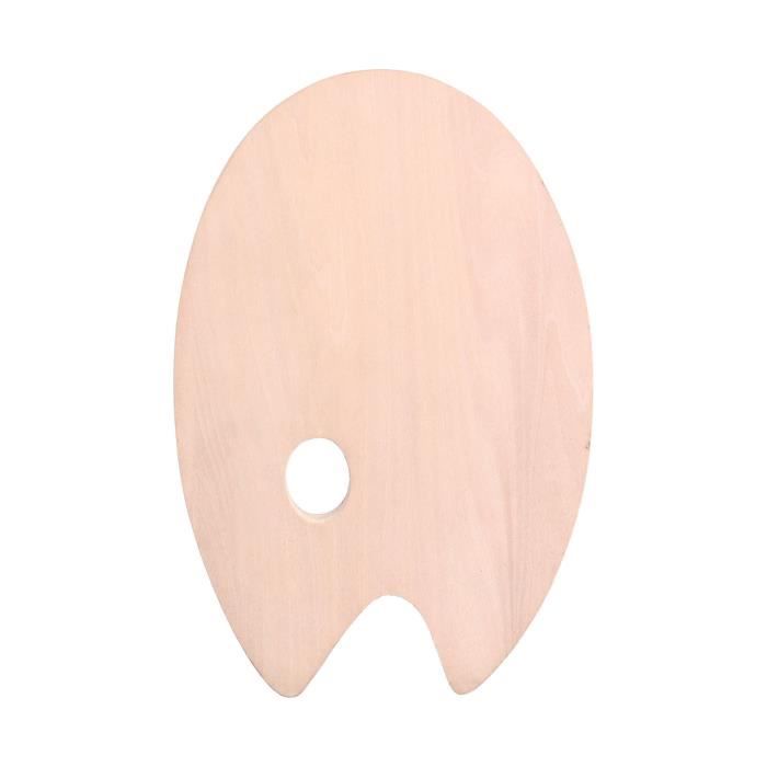 Palettes Peinture à L'huile ZOEYES Lot De 20 Palettes De Peinture En Bois Pour Peinture L Palette De Peinture Ovale Avec Trou Pour Le Pouce 20 X 30 Cm~p115392793 Matériel Art Enfants