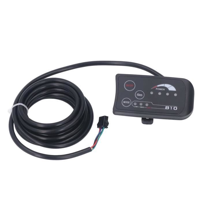Panneau LED pour vélo électrique S810 36V 48V S810 LED Panneau D'affichage pour Vélo Électrique 4 Fil Vélo Modification A1