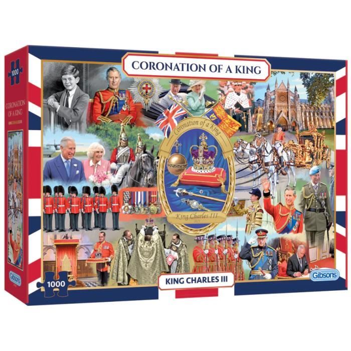 Puzzle Gibsons Coronation of a King - 1000 pièces - Multicolore