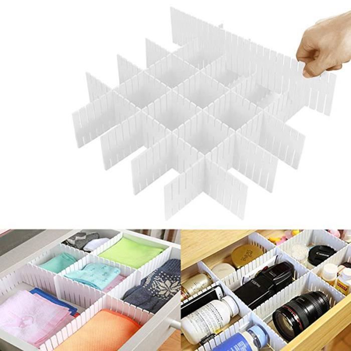 Hicollie 8pcs Bricolage En Plastique Tiroir Organisateur