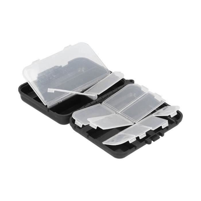 Boîte De Pêche Compacte En Plastique – Caisse à Matériel Noire