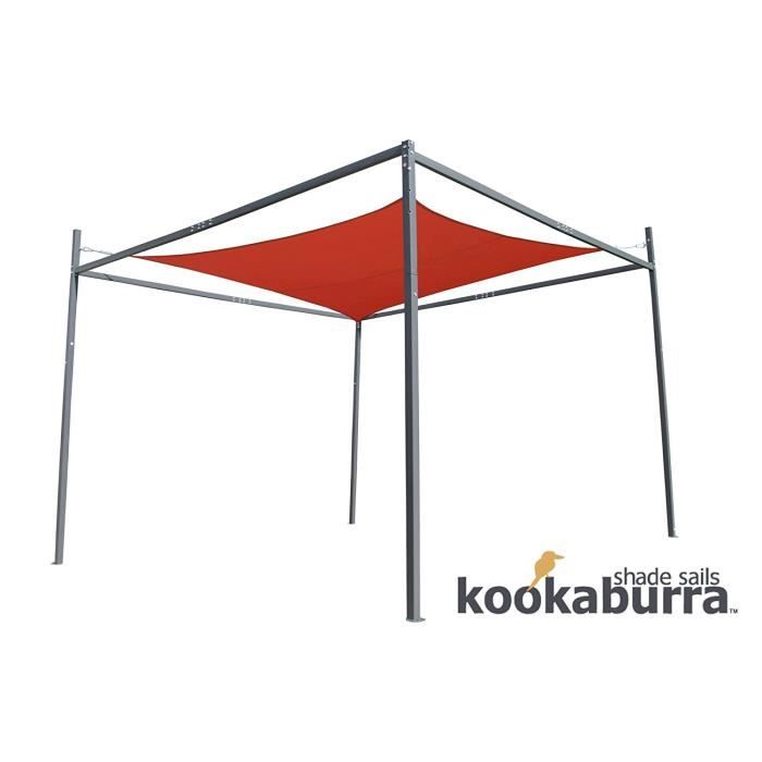 Piquet Pour Voile D Ombrage H 2 5 M Structure Pour Voile D Ombrage Kookaburra 3 5m X 3 5m X 2 7m