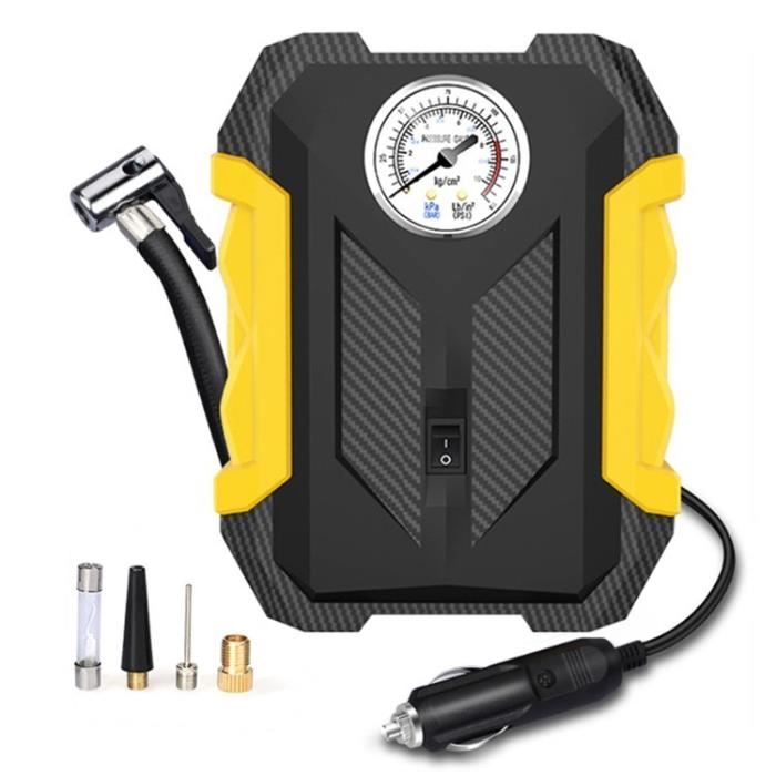 Gonfleur De Pneus Portable Numérique 150 PSI - Pour Voiture/vélo, Batterie 2000mAh, Type-C