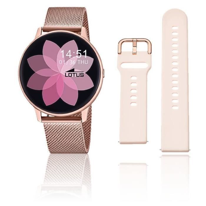 Montre connectée - Lotus - MONTRE LOTUS - Rose -