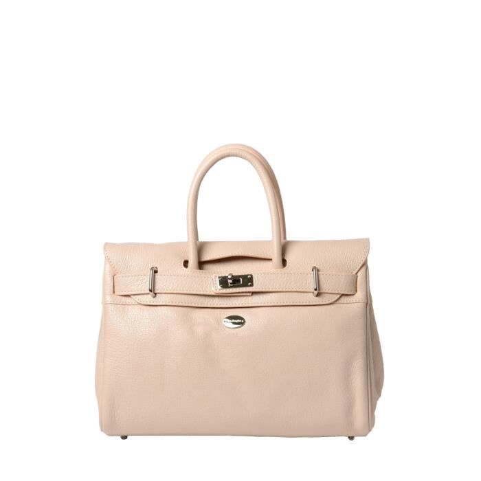 Sac à main Pyla Buni Mac Douglas cuir ref 23066 8 naturel xs : 34,5x25x12,5 Beige