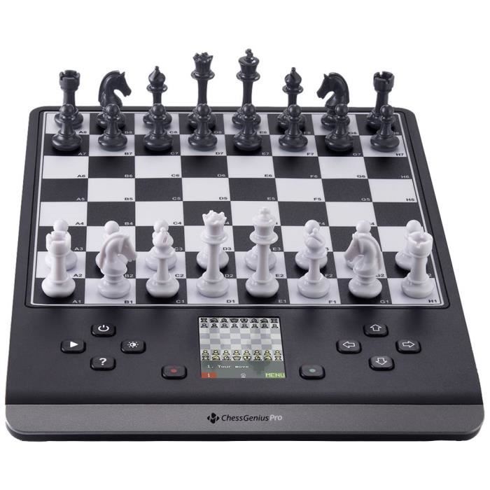Millennium Chess Genius Pro M815 Jeu déchecs électronique Fonctions IA, Pions magnétiques
