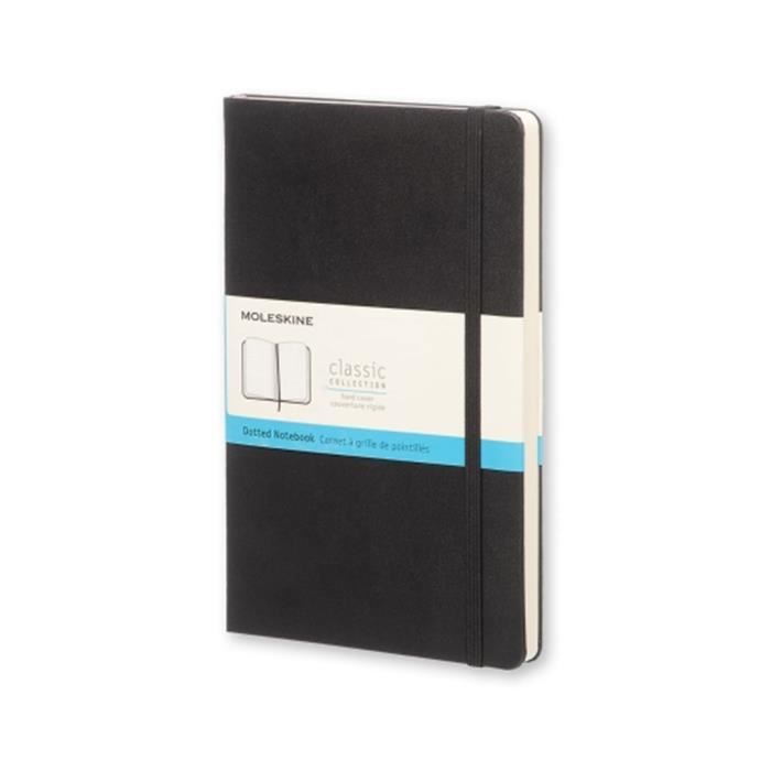 Moleskine Notebook Quadretti Puntinato Large Black Nero Soft