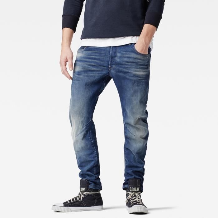 Jean G-Star Raw Arc 3D Slim Denim Stretch 12,8 oz Bleu - Main Image