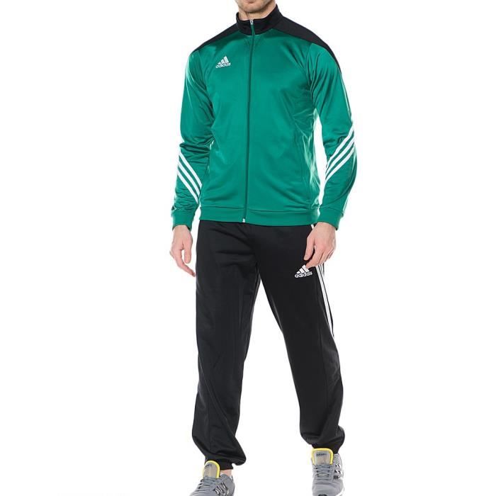 survetement adidas vert et noir