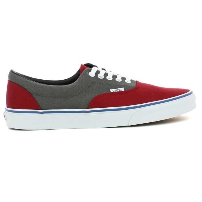 vans basse rouge