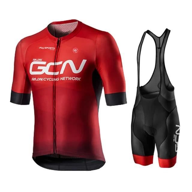 Ensemble Cyclisme Enfant - Maillot Manches Courtes + Short Avec Coussin 3D | Taille 3-4 Ans à 11-12 Ans, Respirant - 4