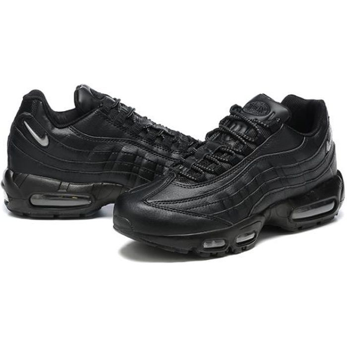 Chaussures BASKET Air max 95 Hommes Femmes Noir Dessus Synthetique Taille 43