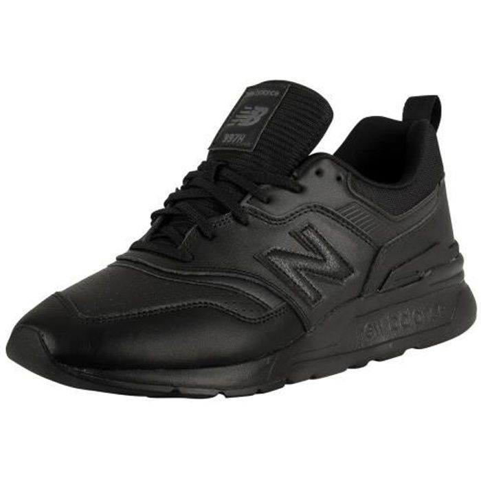 basket new balance homme cuir noir