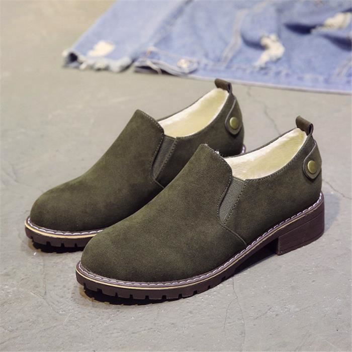 Mocassin Femme Durable Antidérapant Supérieure Marque De Luxe Chaussures  Grande haute qualité Vert - Cdiscount Chaussures