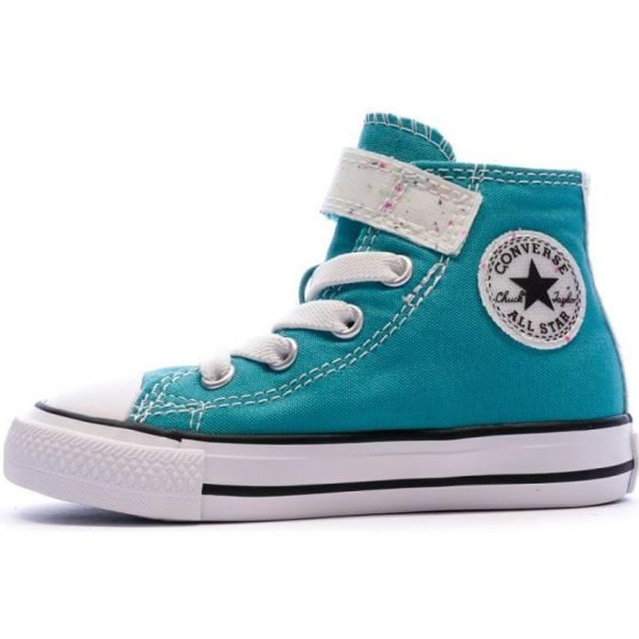 converse blanche semelle bleu