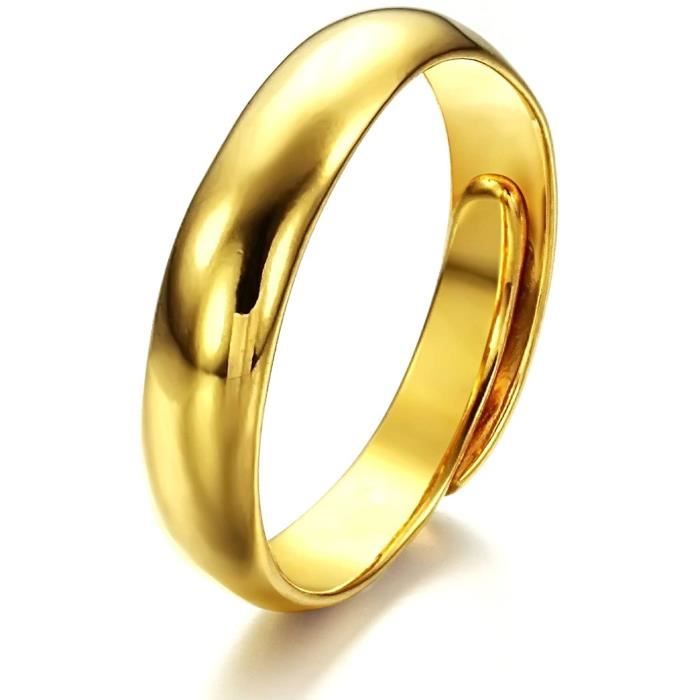 bijoux joaillerie neuf Bague anneau alliance plaqué or argent hommes et femmes