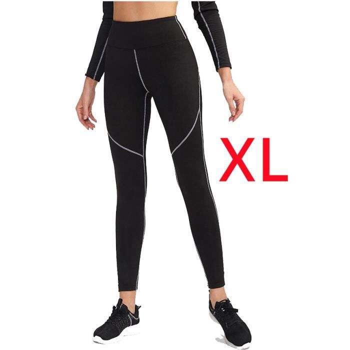 Vêtements De Sudation Pour Maigrir Pantalon De Sudation Femme Noir