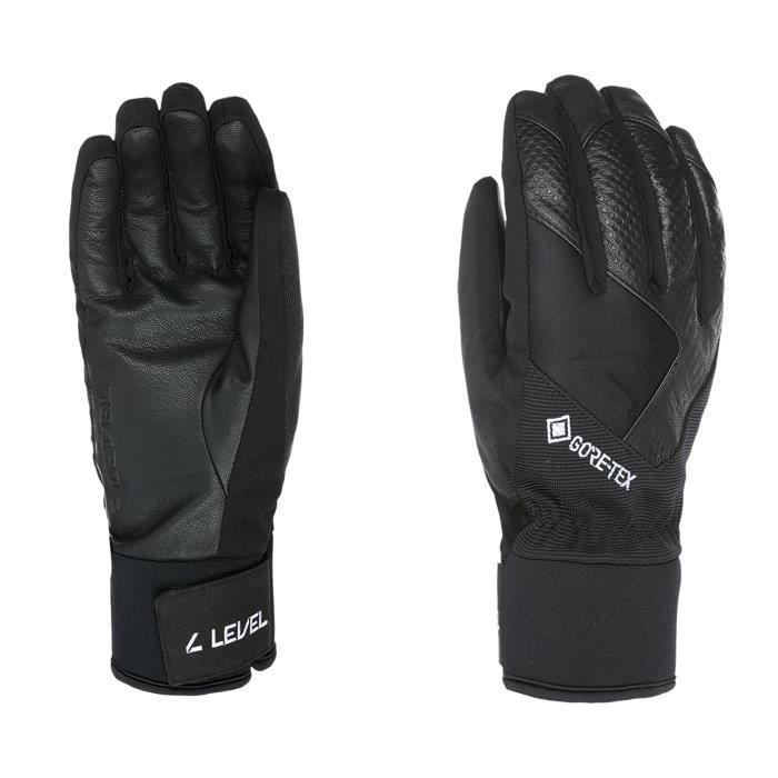 Level Web noir/gris gants de ski homme Textile tech Gants Hommes  –  HawaiiSurf