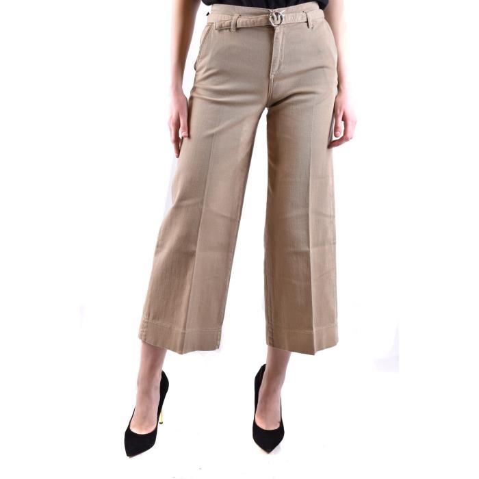 Pantalon PINKO - Modèle Gaius 6 - Taille 38-40 - Évasé Couleur Chameau/noir - Neuf Avec étiquettes
