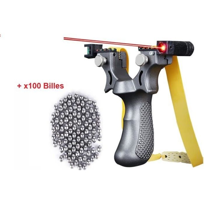LANCE PIERRE FRONDE Chasse Catapulte Très Puissante Légère Bille élastique EUR 25,99 - FR