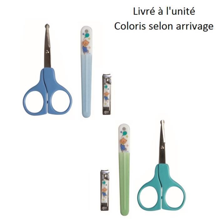 Nuby Set Manucure Bebe 1m Coloris Bleu Ou Vert Selon Arrivage Achat Vente Coupe Ongle Bebe Cdiscount