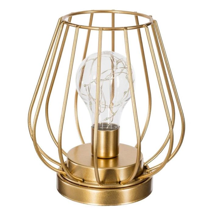 Lampe à Poser en Métal MicroLed Luz 17cm Or