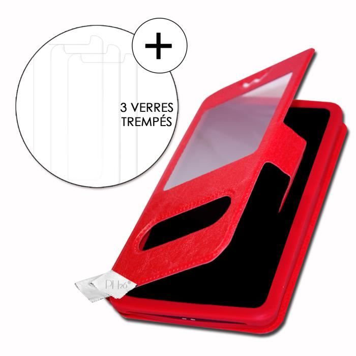 Custodia A Libro PH26 Per Konrow Easy Feel - Ecopelle Con
