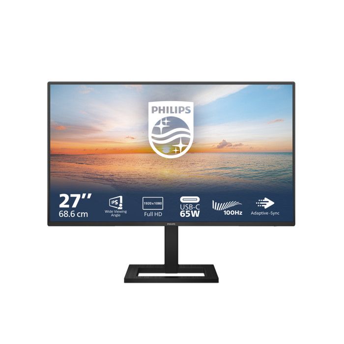 Philips 27E1N1300AE Moniteur Full HD 27 Pouces Haut parleurs réglable en Hauteur 1920x1080 100 Hz HDMI USB C USB Hub - vue 10