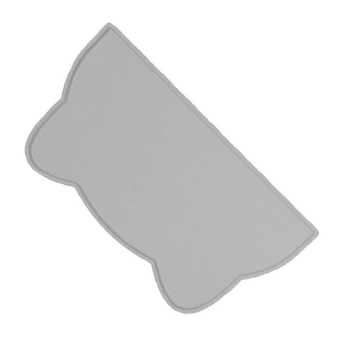 Meilleurs prix pour Qqmora Tapis de gamelle pour chat Tapis de bol pour chat, 17,3 pouces de Long et 9,8 pouces de animalerie convalescence Gris
