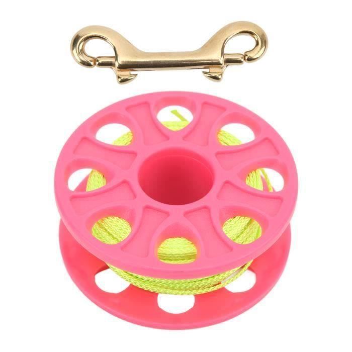 Bobine De Ligne De Plongée 45,2 M – PC, Cliquet, Poignée, Stop, 8 Brins 1,8mm