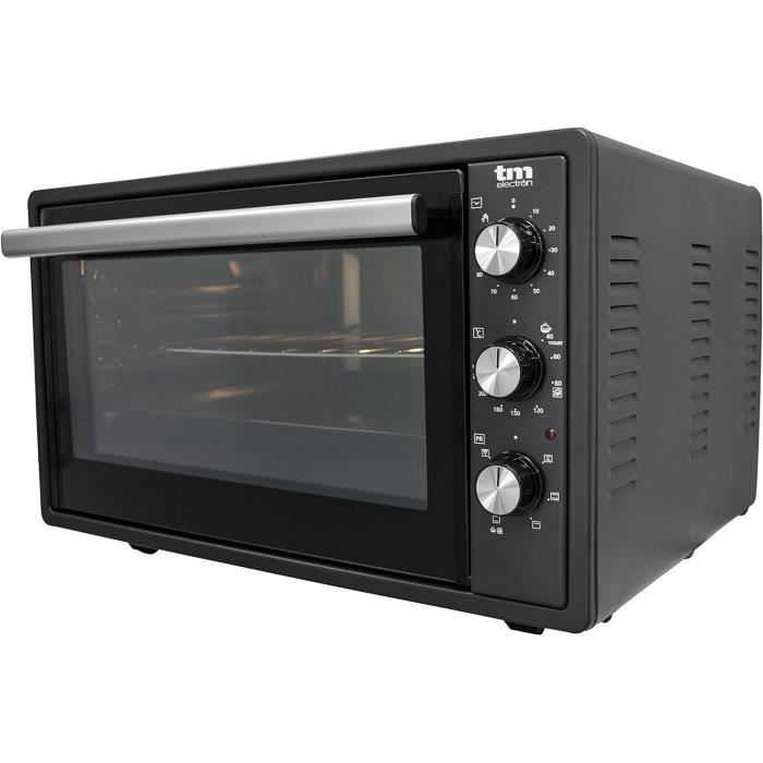 Four à Convection TM Electron - 20L - 5 Fonctions - 1500W - Minuterie 90 Min - 80-250°C