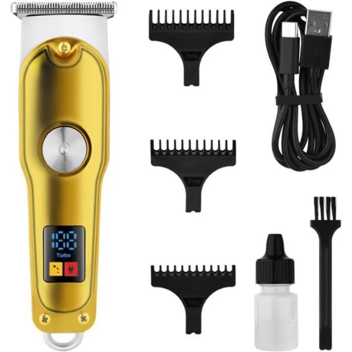 Tondeuse à Cheveux Sans Fil HIENA PRO - Kit Barbe Et Tête, 5h Autonomie, Neuf