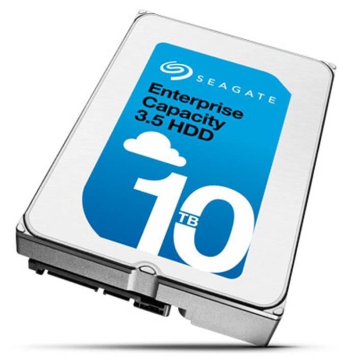 SEAGATE Disque dur Exos X10 ST10000NM0016 – 10 To – Interne – 3.5 – SATA 6Gb/s – NL – 7200 tours/min