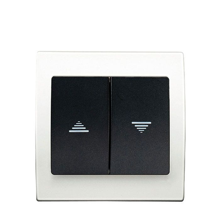 28 Interrupteurs Pour Volet Roulant Teleco Skin Line Basic SM0062-2 - Neufs